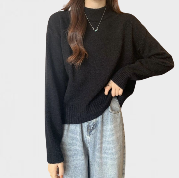 Half-Turtleneck Sweater