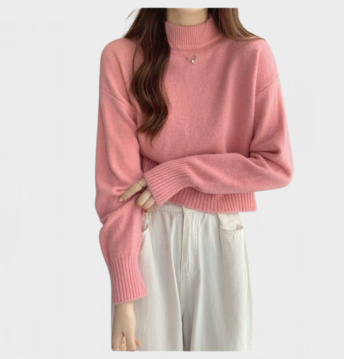 Half-Turtleneck Sweater